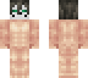 attack titan if it's head was a skeleton