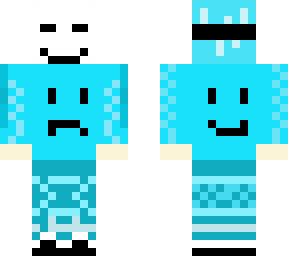 boy with a mask and the aqua t-shirt