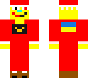 christmas skin with ukrain flag