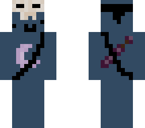 derp with skull mask