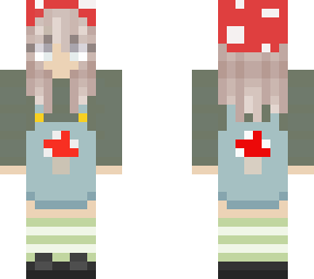 i added a mushroom hat to mushroom girl