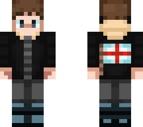 me with england flag on the back