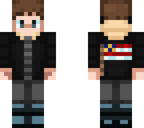 me with malaysia flag on the back