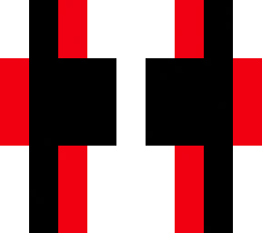 red and black