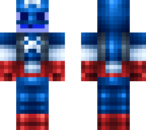 the blue thunder bolt drip skin (captain america edition)