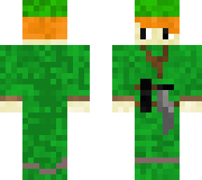 backward army guy