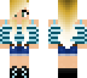blue girl