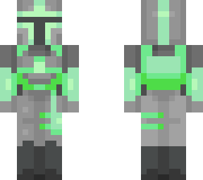me as a mandalorian new in green