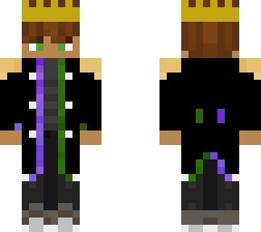 purple and green king