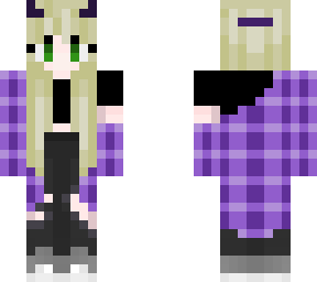 purple plaid