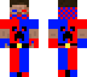 red & blue