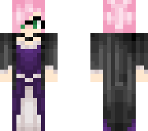 short pink hair witch