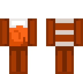 bedwars bed! orange faceless!