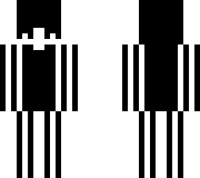 black and white