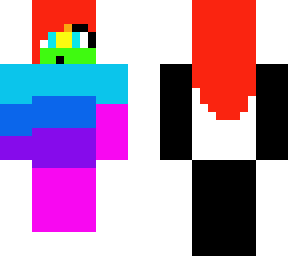 black white and lots of colors