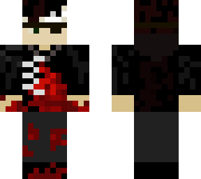 bloody skeleton