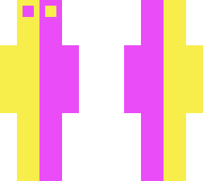 half purple half yellow skin