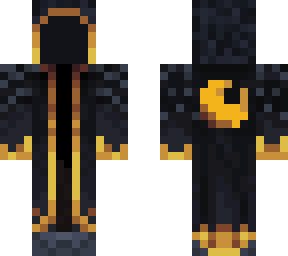 hooded gold wizard