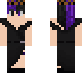 me but with purple hair