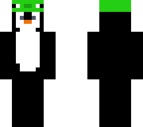 penguin with a hat