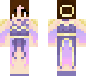 purple fantasy dress