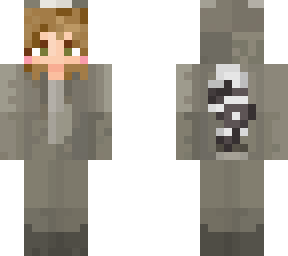 raccoon girl with short hair version 1
