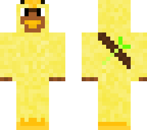 stupid duck in a duck costume cuz lily is stupid