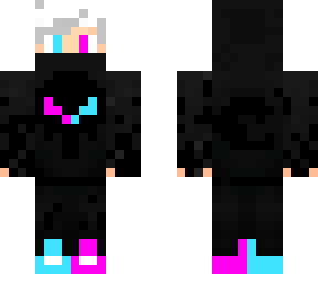 white gradient hair gamer (male)