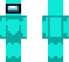 among us (cyan crewmate)