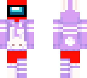 among us in bunny outfit (clothes by sorryfromaoi)