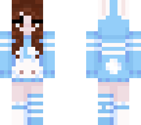 blue bunny skin (clothes by sorryfromaoi)