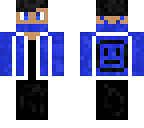 blue jacket boy