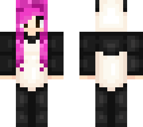 panda girl but pink