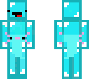 skeppy with a cyan axolotl on him2 :)