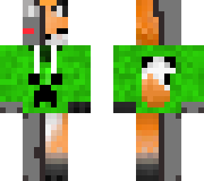 zorro con camisa de creeper