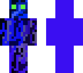 blue in black
