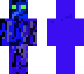 blue in black