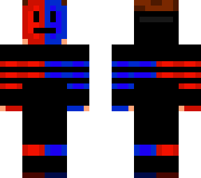 blue red black