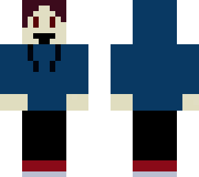 cool blue hoodie gamer boy