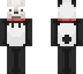 crying dog (panda costume)