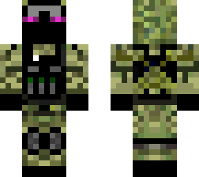enderman soldier (neo the enderman 2.0 sketch)