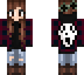 ghostface/scream flannel jacket