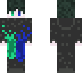 green and blue boy