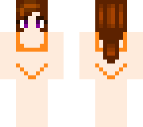 orange swimsuit