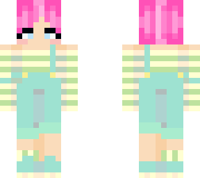 pink hair girl
