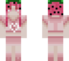 pink strawberry girl