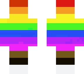 pride flag skin