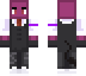 purple mna jack with a suit
