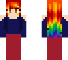 rainbow hair