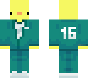 squid game duck, number 16